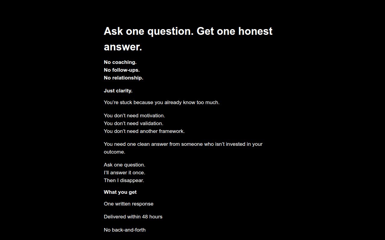 Number One Ranswer One Answer Only